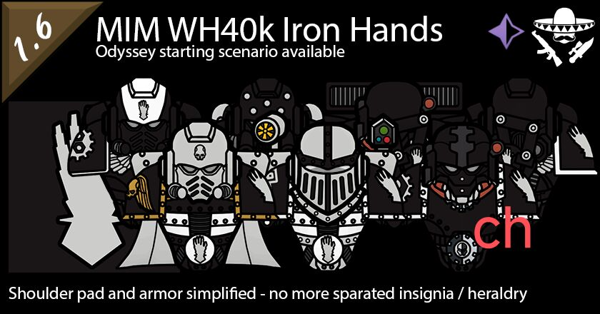 [ZH]MIM Warhammer 40k Iron Hands中文汉化