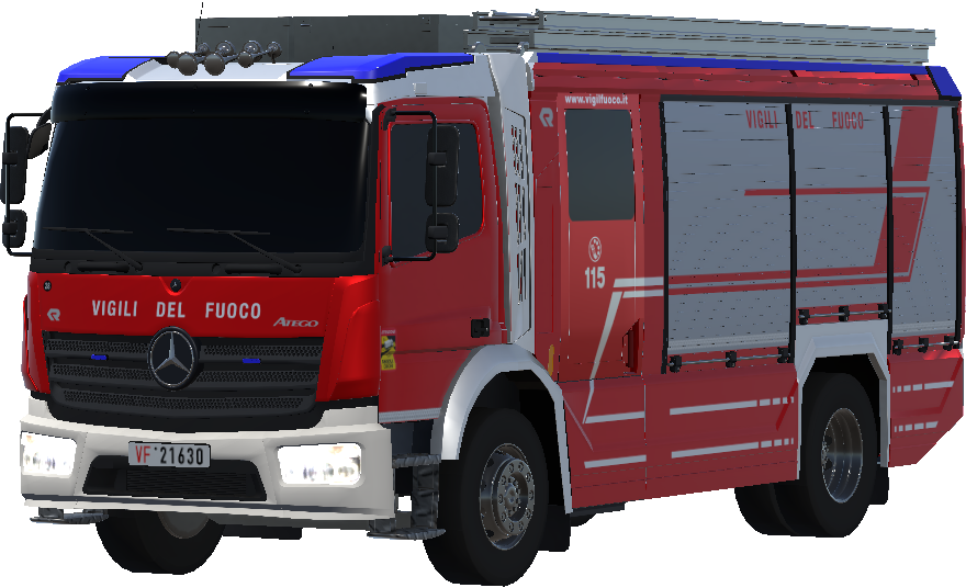 Vigili del Fuoco - APS MB Atego (livrea primi anni 2000) preview