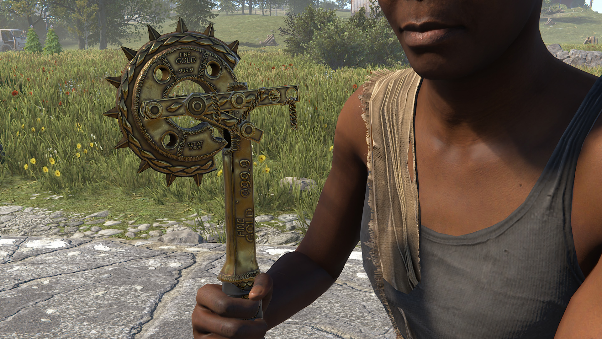 Gold Chains Salvaged Axe thumbnail 6