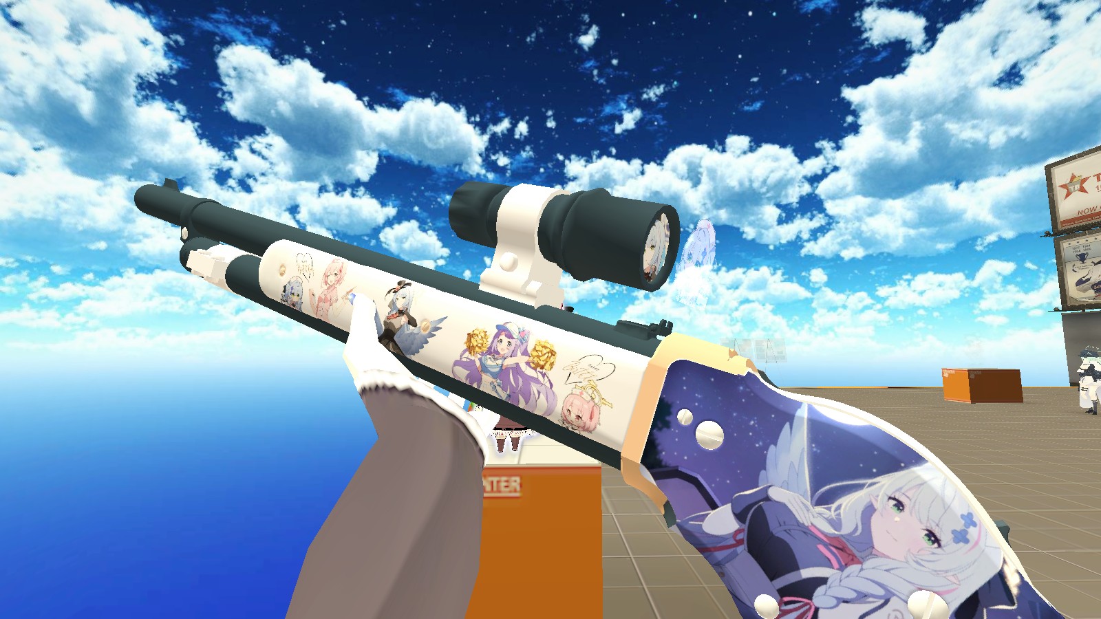 Steam Workshop::Blue Archive「蒼森 ミネ」替换Pump Shotgun / Blue