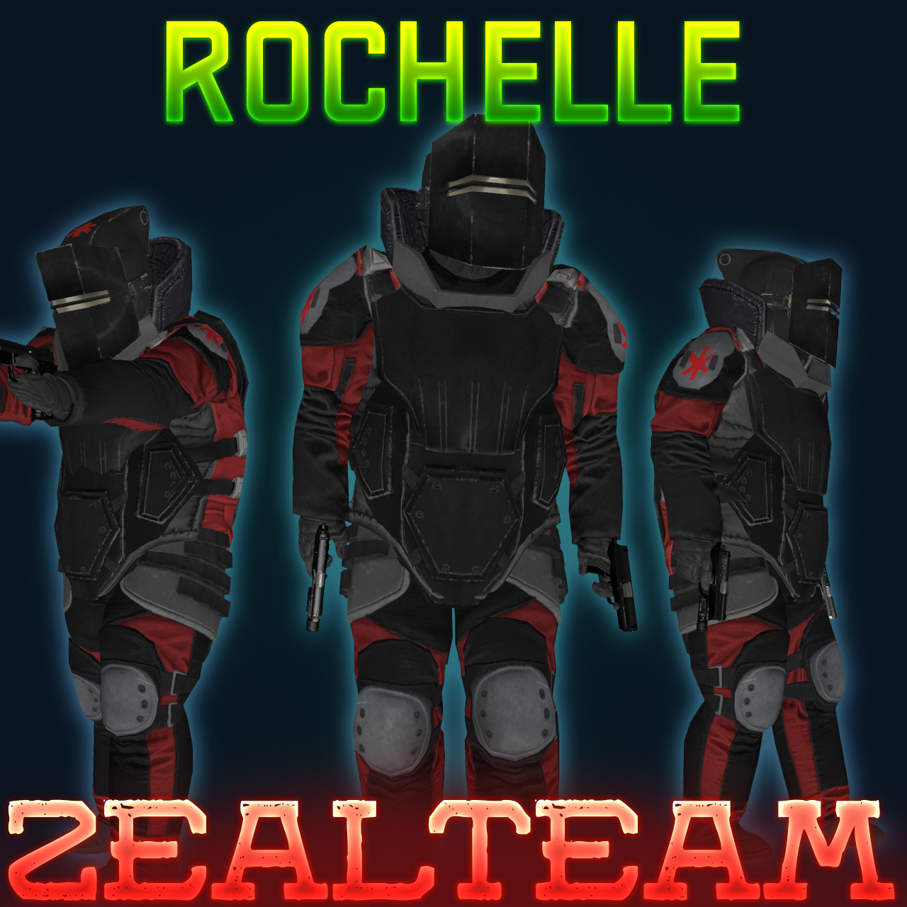 [COMM] Payday 2: Zeal Team - Rochelle
