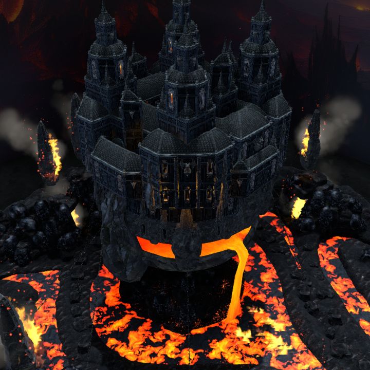Castellum Calicis Septimi Inferni (Seventh Chalice Castle of the Hells), 50x50