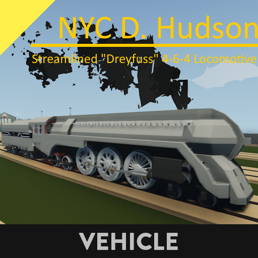 NYC Dreyfuss Hudson 4-6-4 Steam Locomotive