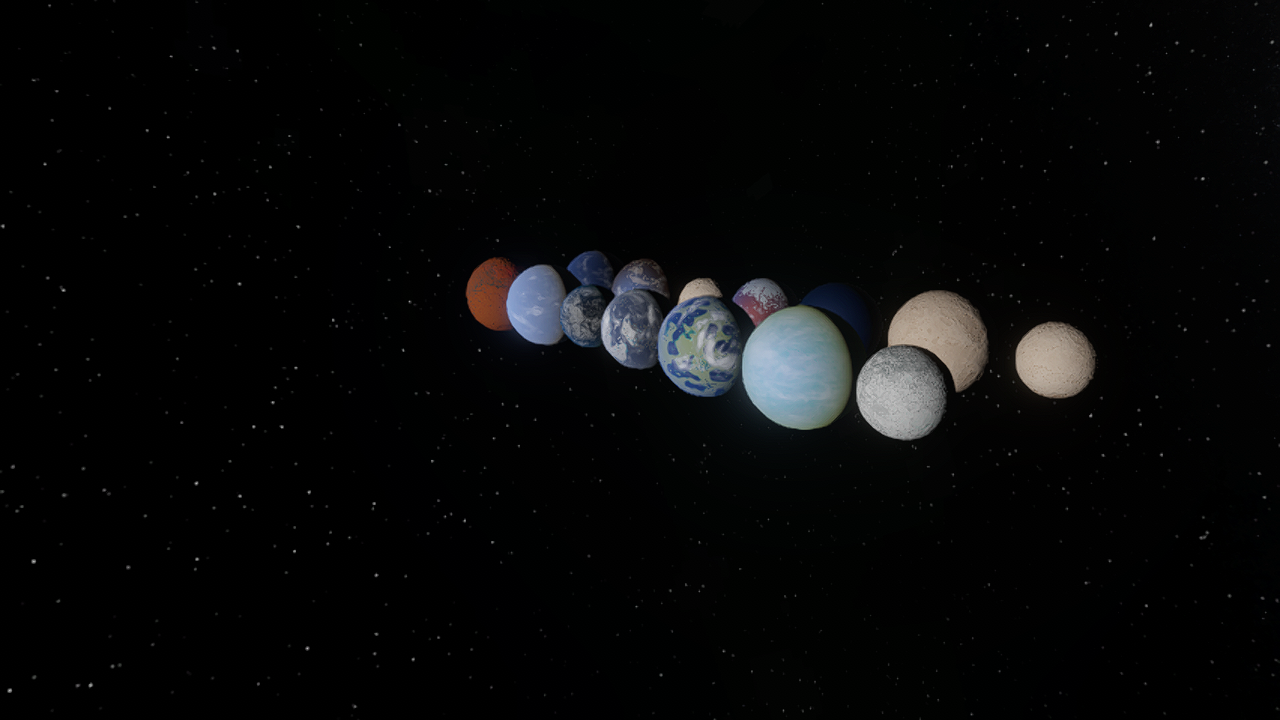 Realistic TRAPPIST-1 planets preview