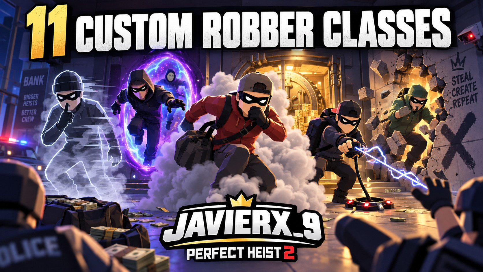 11 Custom Robber Classes | JavierxThieves