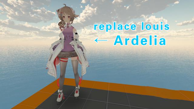 Arknights Endfield Ardelia（明日方舟终末地 艾尔黛拉）replace louis