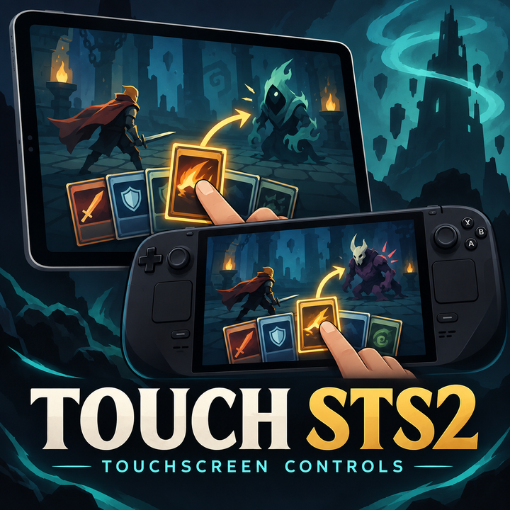 Touch-STS2 · Touchscreen Controls 触屏控制 | Steam Deck, Tablets & More preview