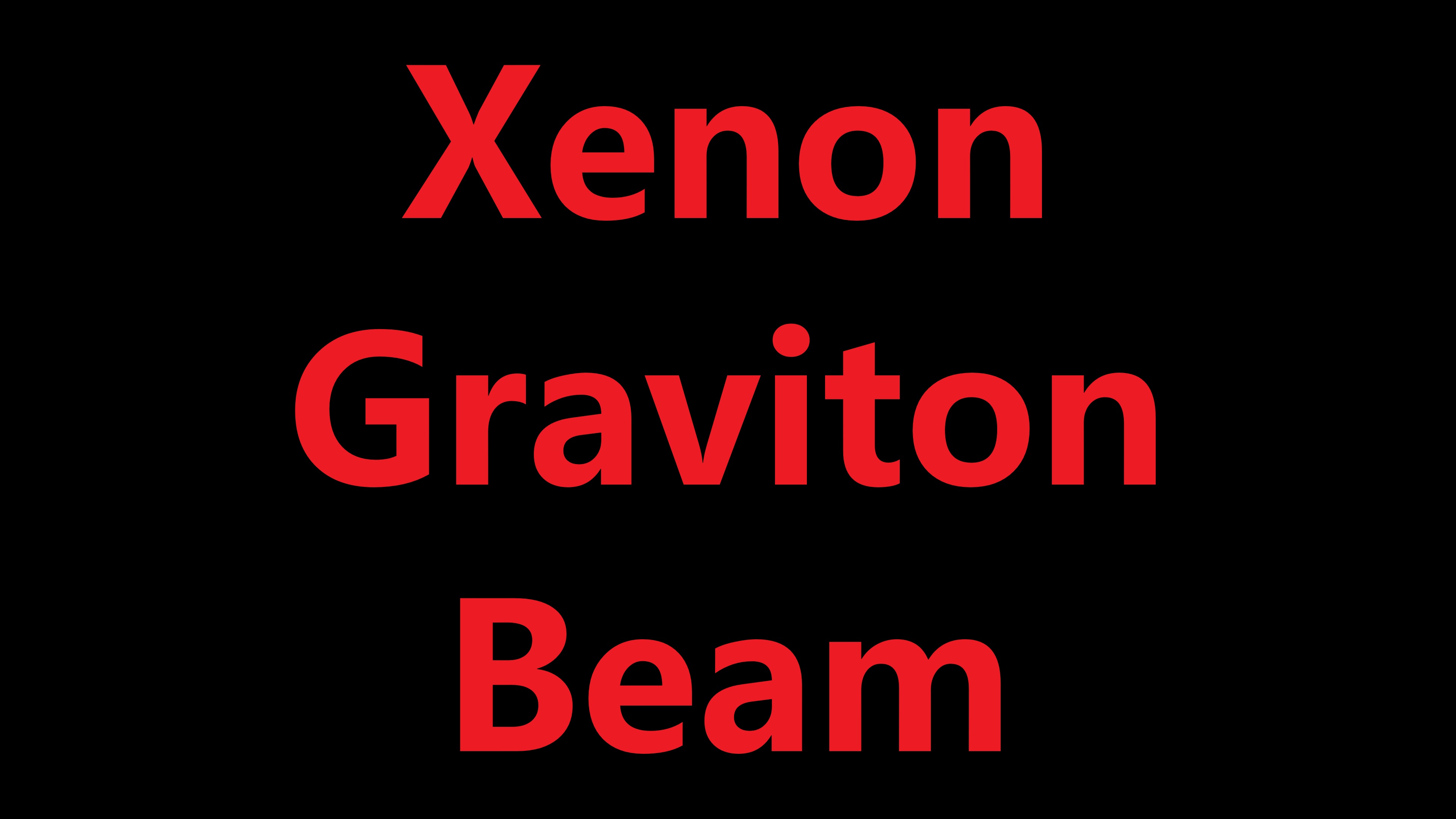 Xenon Graviton Beam