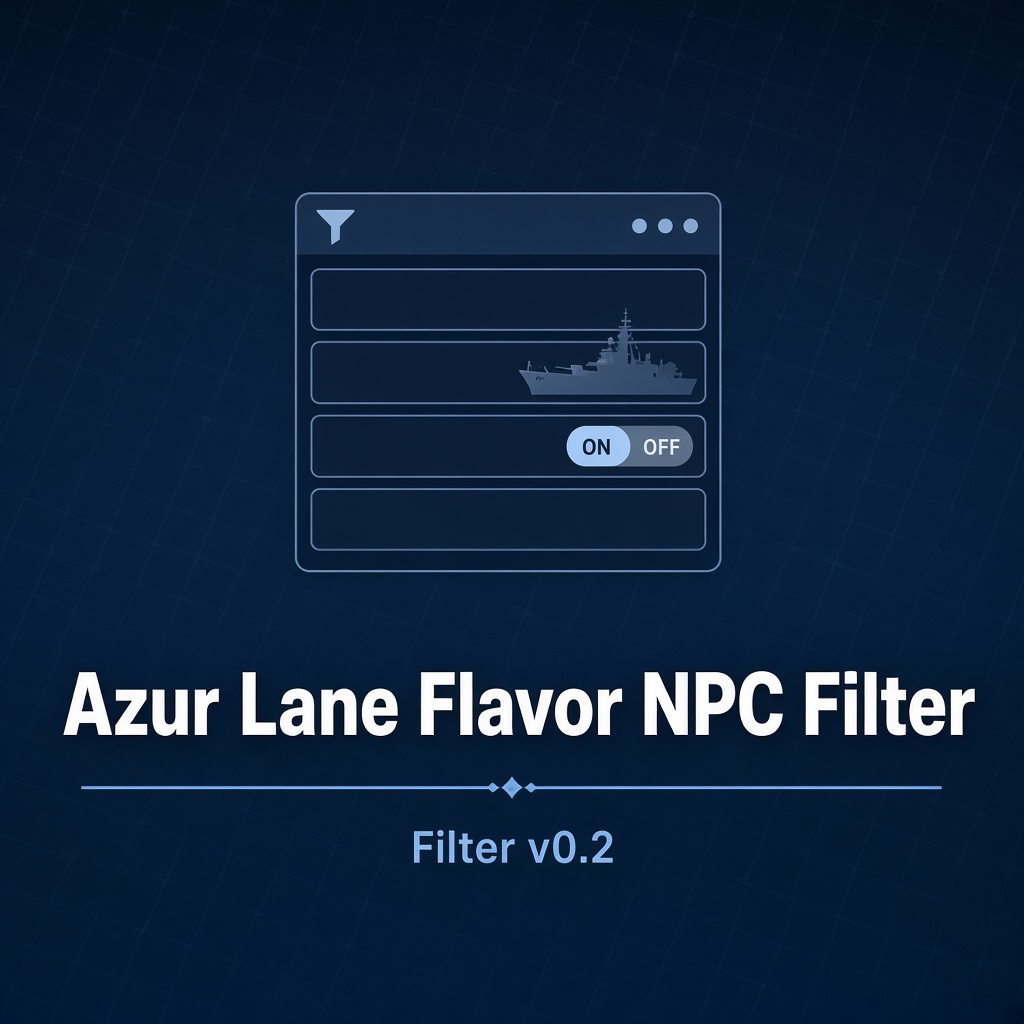 Azur Lane Flavor NPC Filter preview