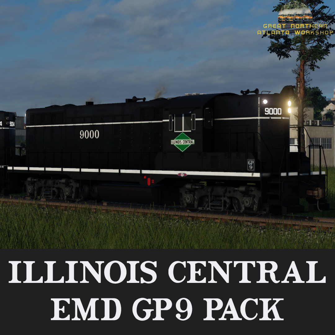 Illinois Central EMD GP9 Pack