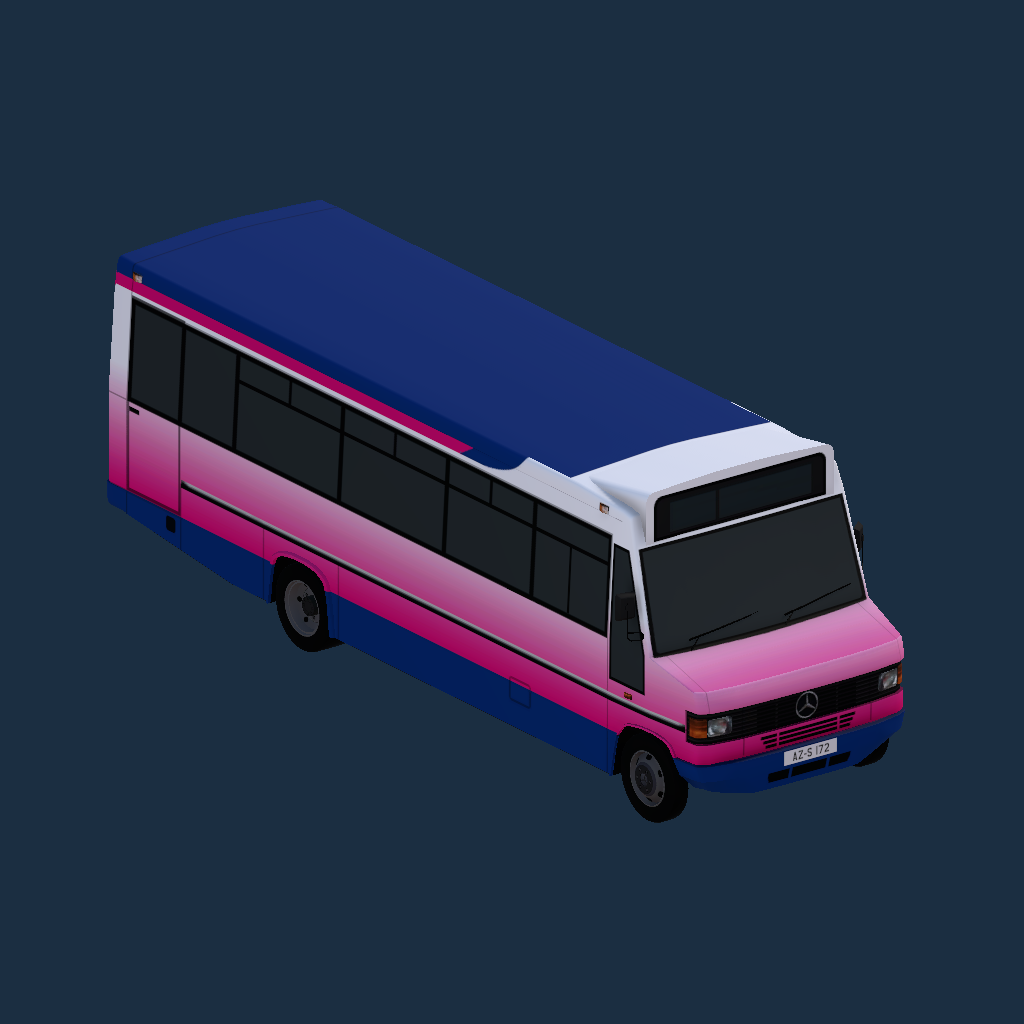 Mercedes-Benz O811D Plaxton Beaver 1 8.5m First Barbie 2 Unbranded