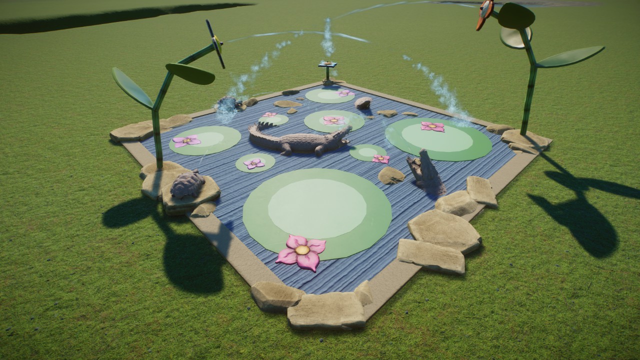 Crocodile Splash Pad