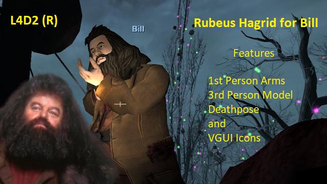 Rubeus Hagrid (Harry Potter) for Bill (L4D2)