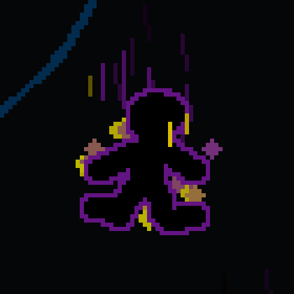 Purple man