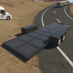 AVC Wide Low-floor 4W Trailer