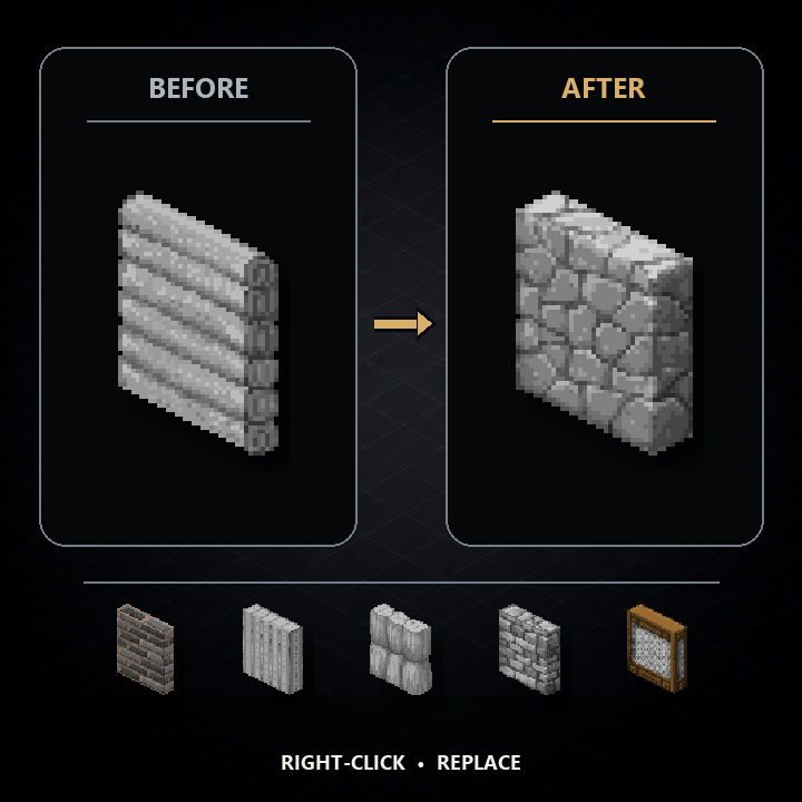Replaceable Walls