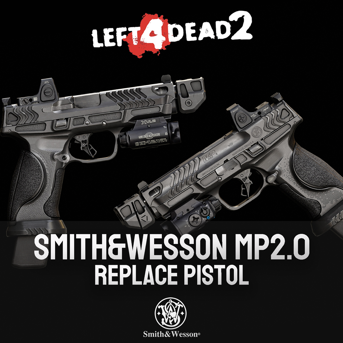 SMITH AND WESSON MP 20 SPEC SERIES RIGGED replace pistol
