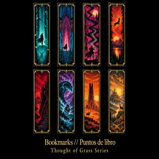 Thought of Grass Bookmarks // Puntos de libro preview