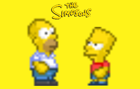 Homer and Bart Simpson skins