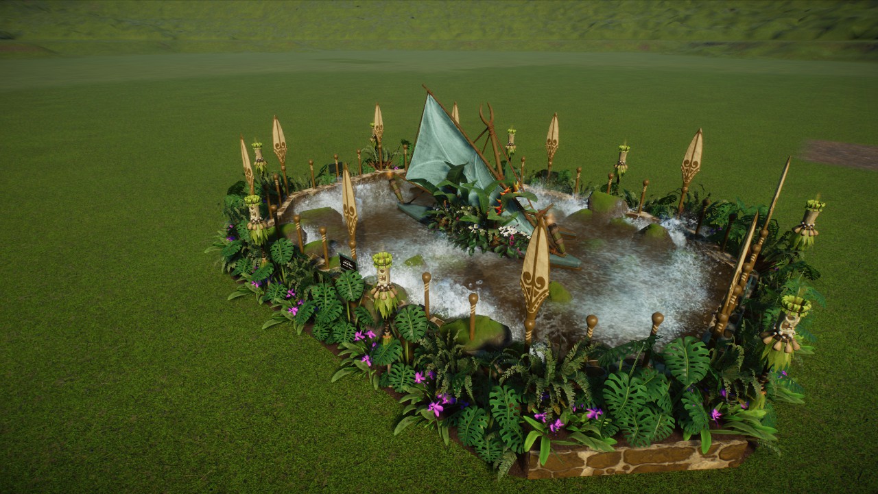 Tropical Party Voyagers Fountain