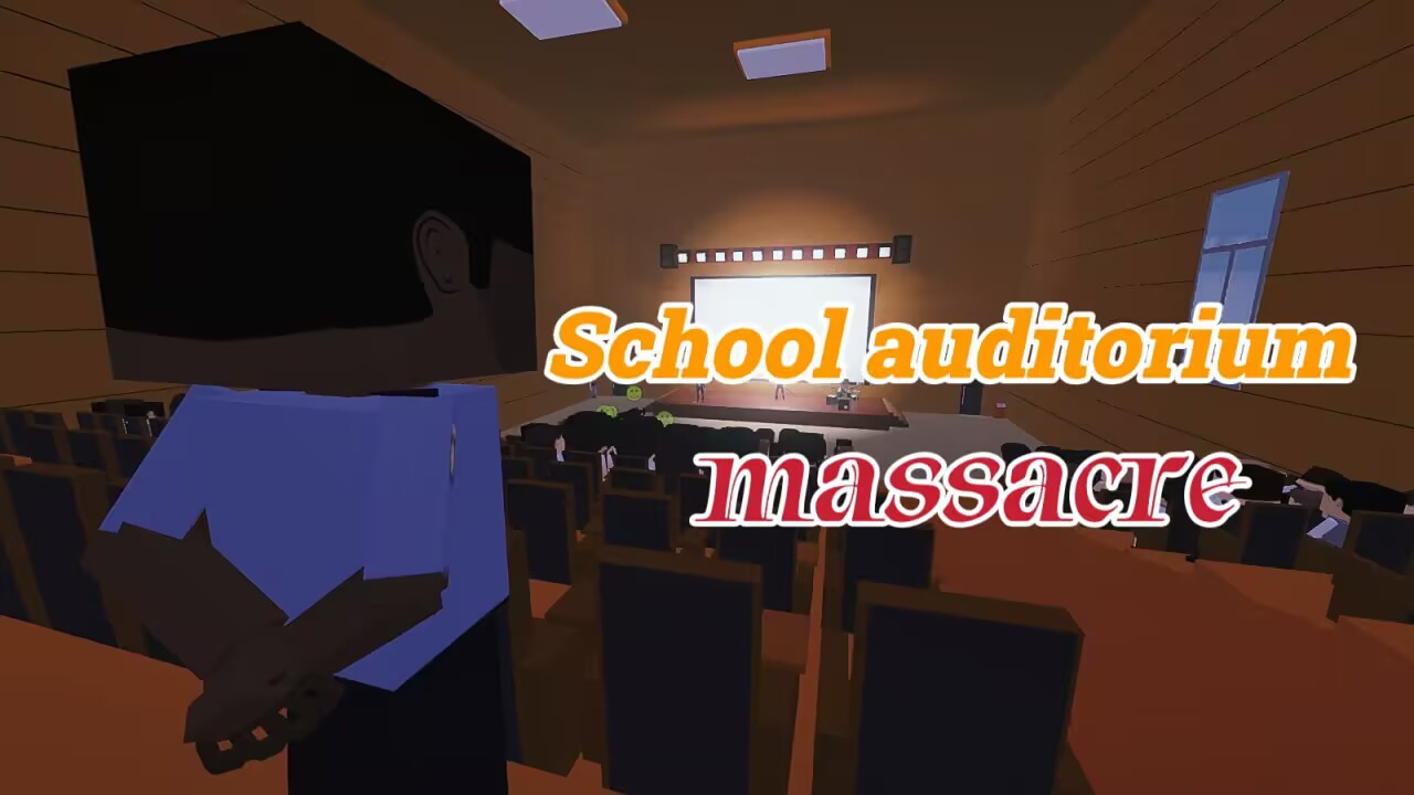 School auditorium massacre