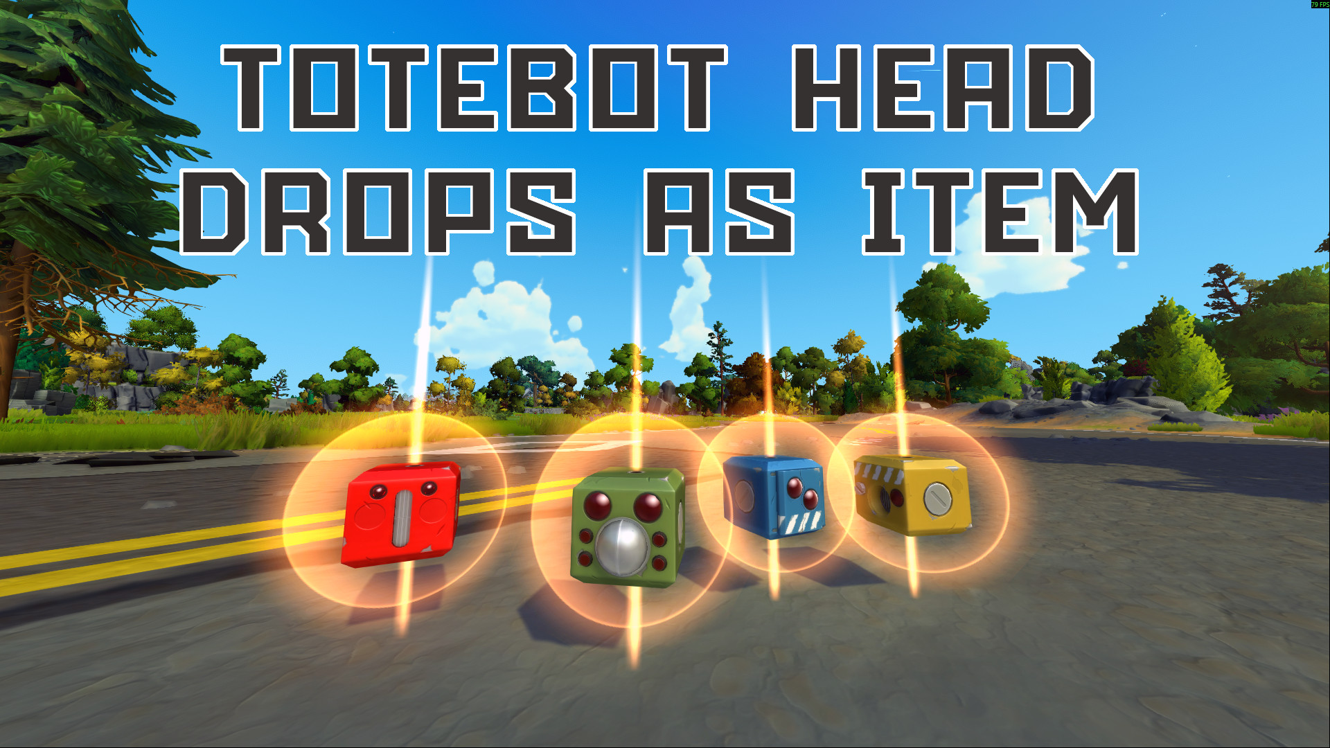 Totebot Head Drops As Item