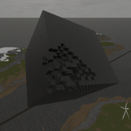 How a 1x1x1 meter Cube Carbonfiber is strong? (Extreme High Brick Warning)