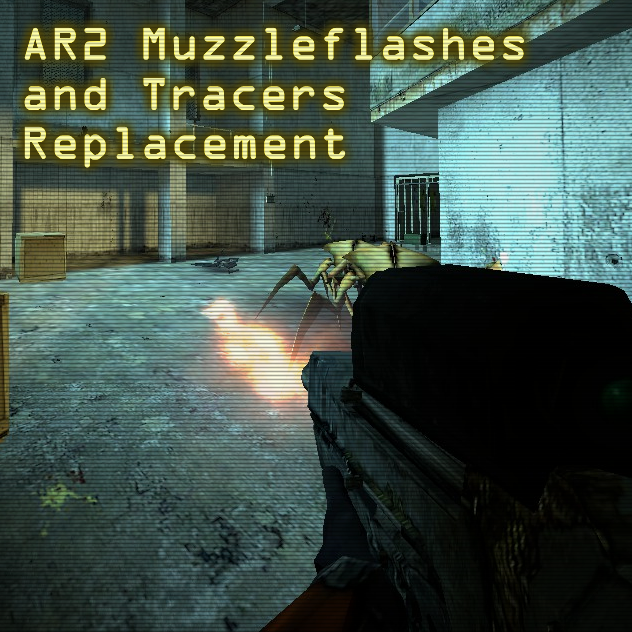 Bullet Tracers and Orange Muzzleflash for AR2 Mods