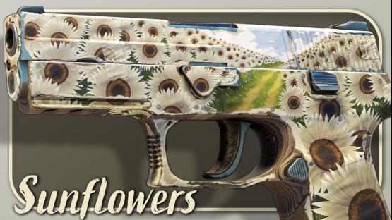 P250 | Sunflowers (White)