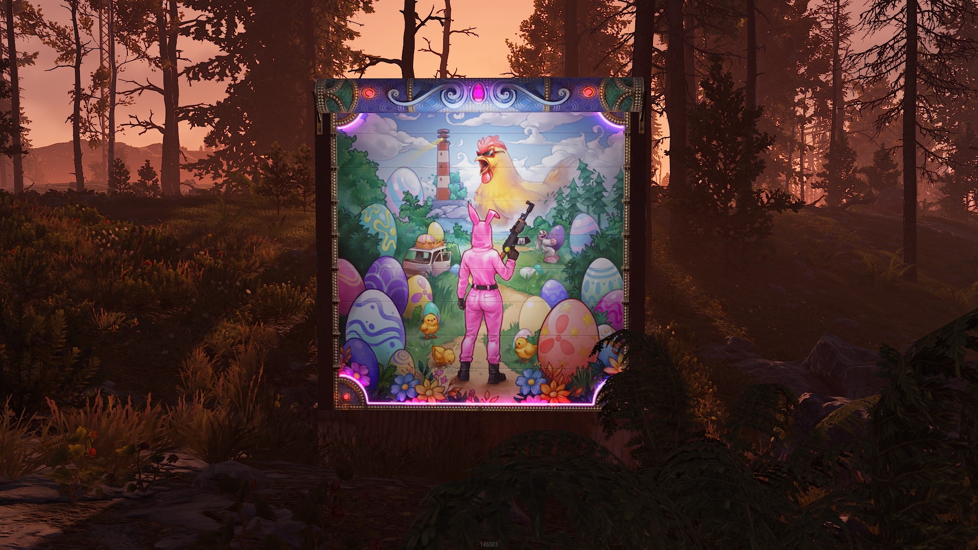 Easter Madness Garage Door thumbnail 7