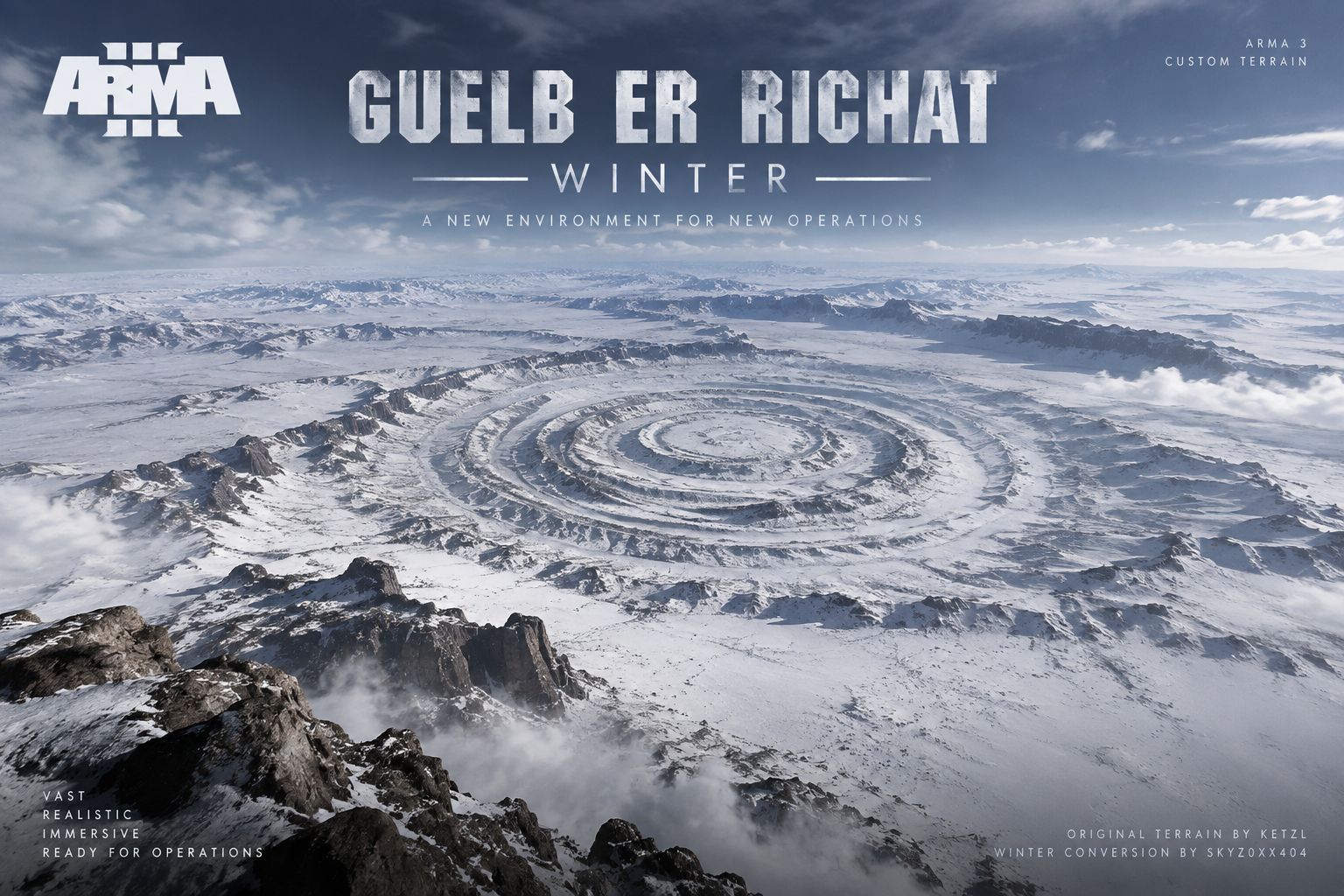 Guelb Richat Winter