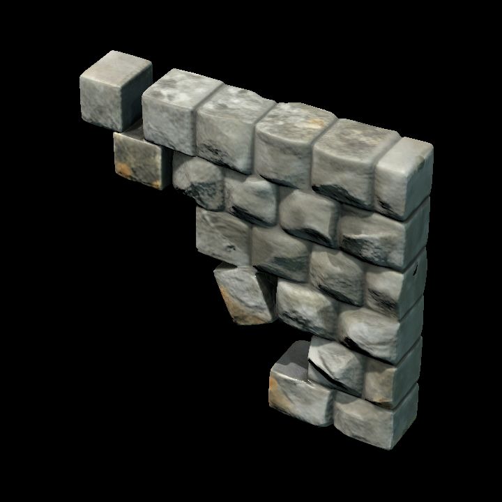 Crumbling Stone Overhang C