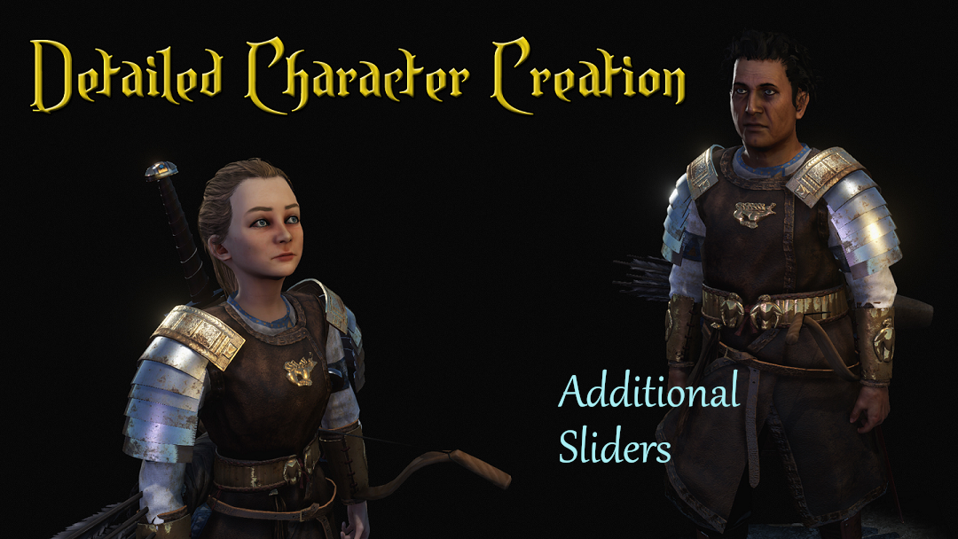 Detailed Character Creation - Additional Sliders (v1.2.x)