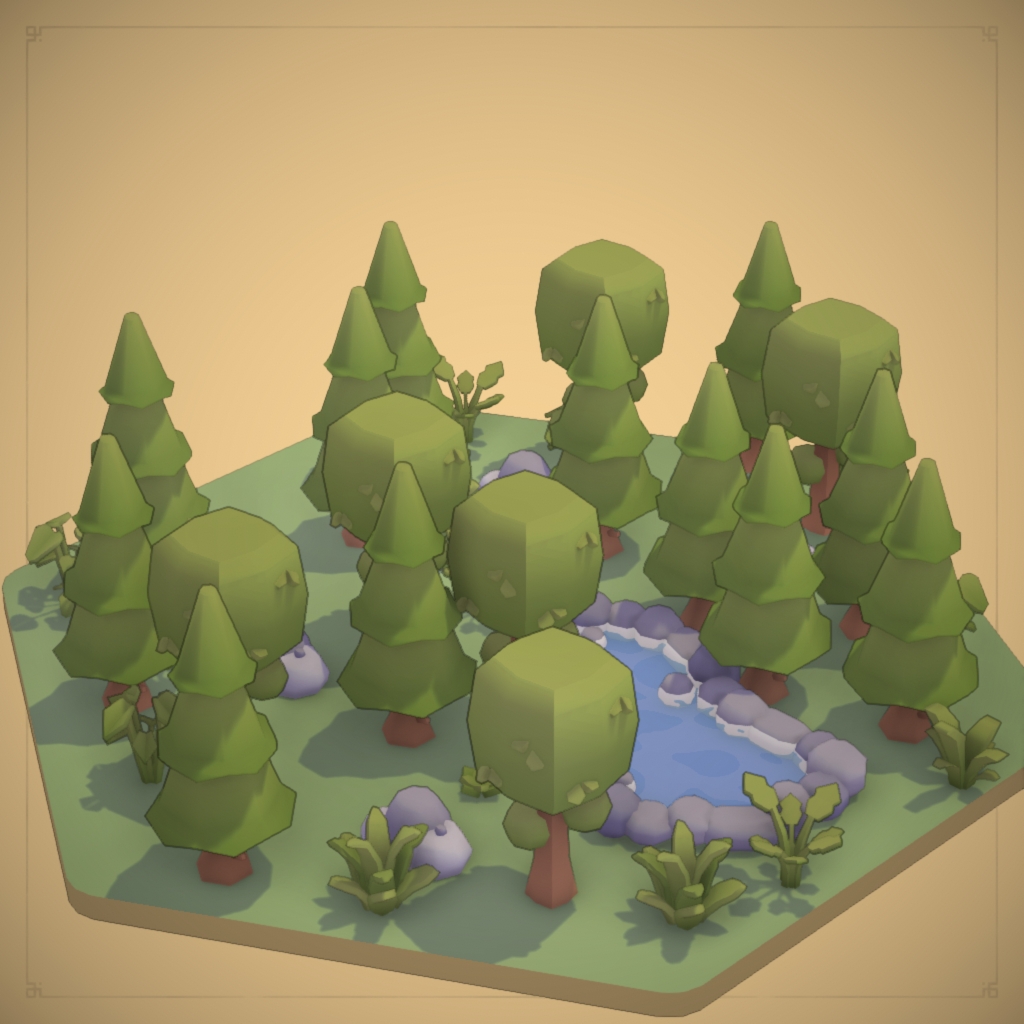 Catan Forest Tile