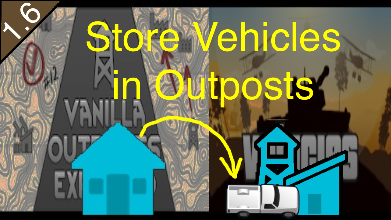 Vanilla outposts expanded store vehicles in outposts