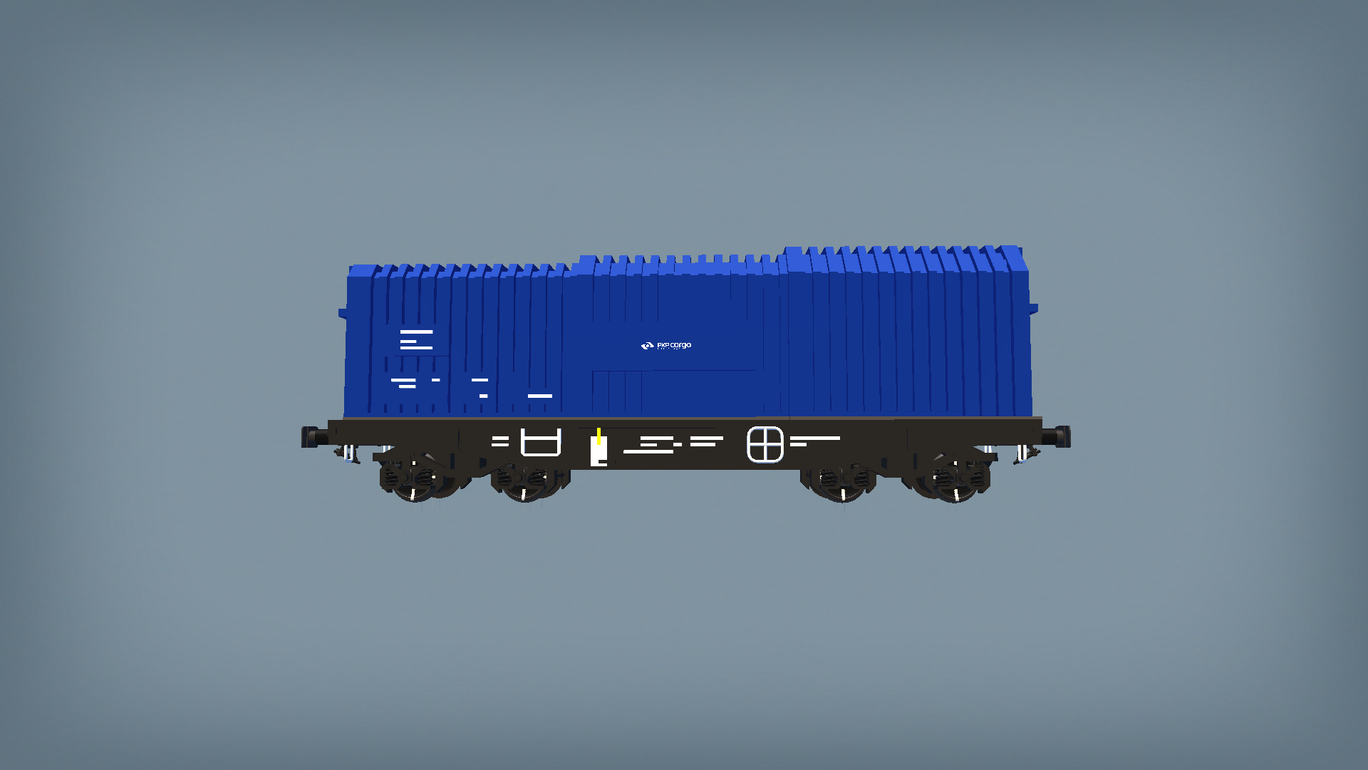 Wagon Typu Simms [Wagon Kryty] [PKP CARGO] [5u]