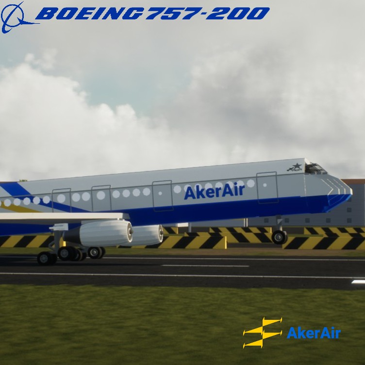 Softbody AIR LINER Boeing 757-200 AkerAir