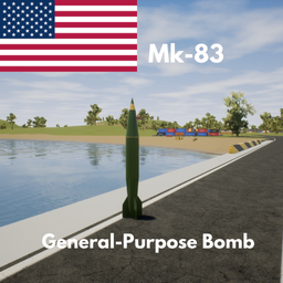 Mk-83 1000lb dumb bomb
