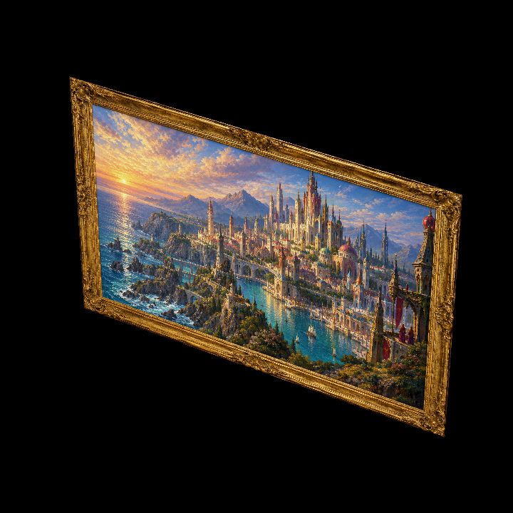 Painting, City of Spires {2D}