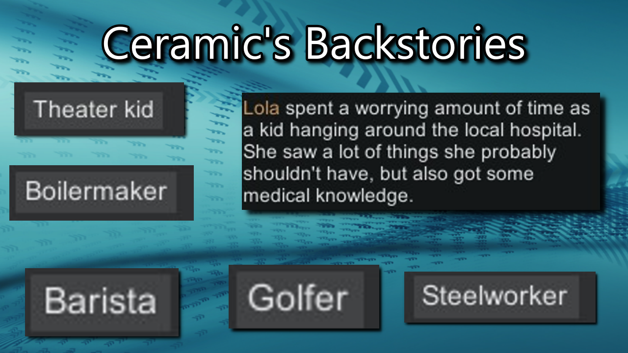 Ceramic's Backstories