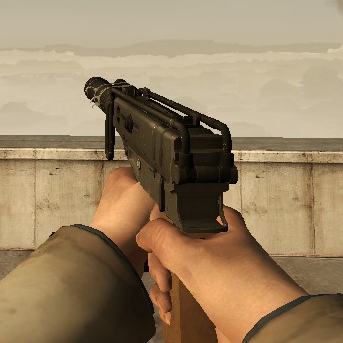 Silenced vz.61 Škorpion on L4D1 Animations
