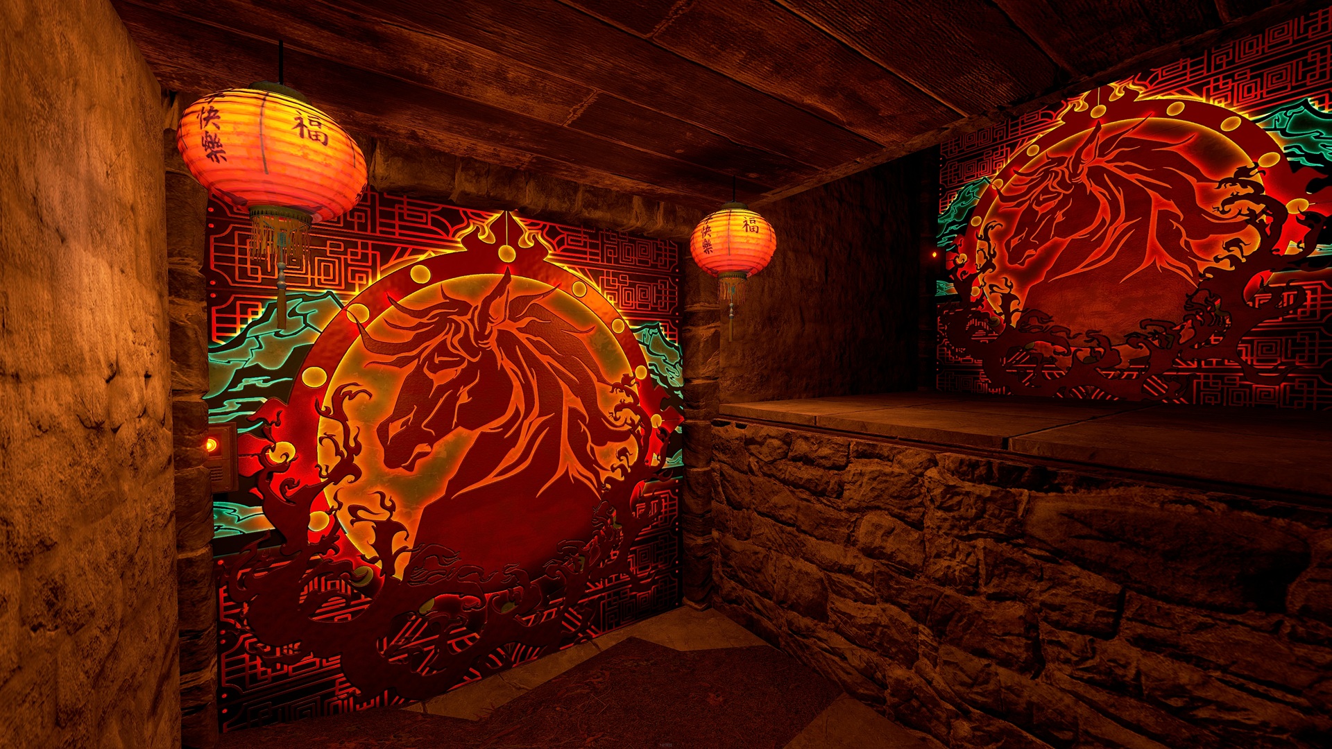 Year of the Horse Garage Door thumbnail 2