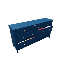 Messy Open Dresser- V8