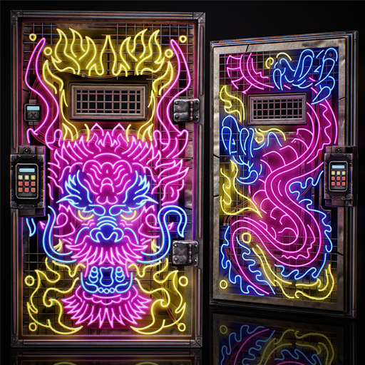 Grand Dragon | Armored Door (Glow) (Transparency)