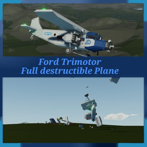 Ford Trimotor Eastern Air Transport (Full destructible)