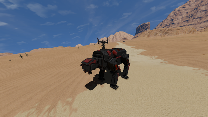 Factory strider patrol