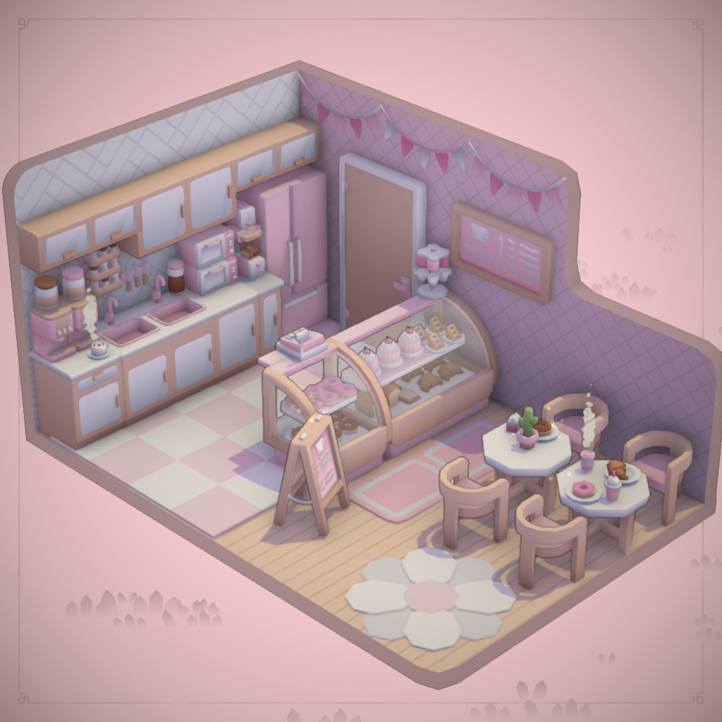 cute mini cafe