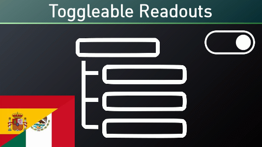 Toggleable Readouts Continued en Español