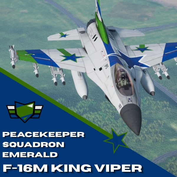 BDF Peacekeeper Squadron Emerald - F-16M King Viper preview