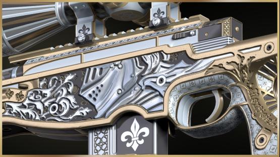 AWP | Fleur-de-Chevalier (V2 black ver.)